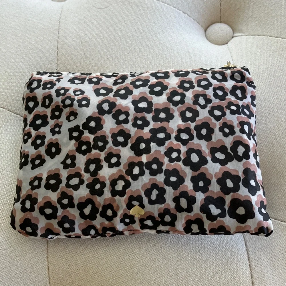 Kate Spade New York Flair Floral Reusable Shopping Tote - Picture 2 of 4